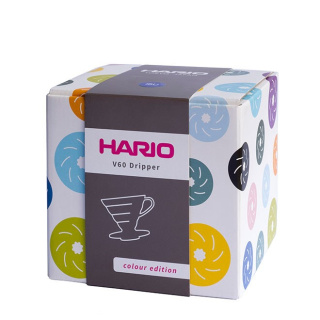 Hario - ceramiczny dripper V60-02 - Indygo+ 40 szt. filtrów