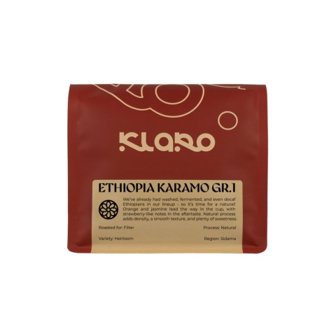 kawa_ziarnista_Klaro_front_etiopia_karamo_250g