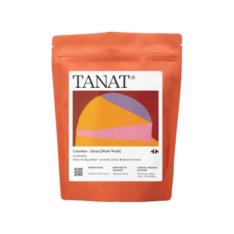 kawa ziarnista TANAT Coffee - Kolumbia Zarza, Wush Wush - 200g