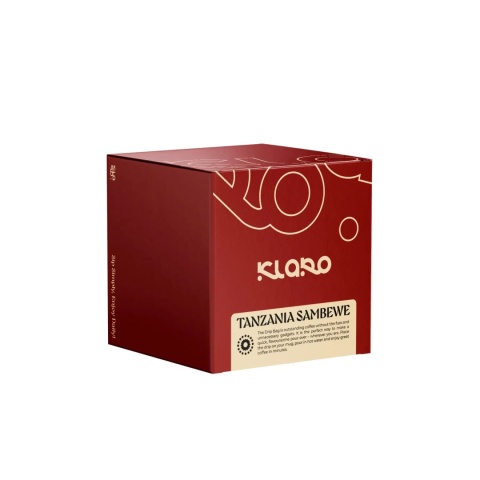 Klaro Coffee - Drip Bagi - Tanzania Sambewe - zestaw 8 szt