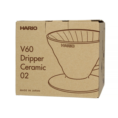 Opakowanie Hario - ceramiczny dripper V60-02 - szary